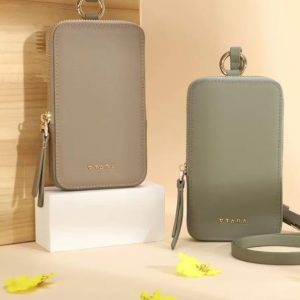 Leather Mobile Parse With Long Belt